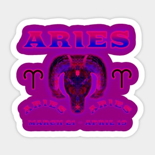 Aries 6a Boysenberry Sticker